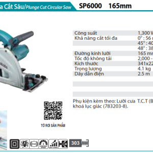 MÁY CƯA ĐĨA Makita  SP6000