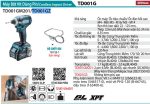 MÁY BẮT VÍT DÙNG PIN Makita TD001GZ (BL)(40V MAX) (không kèm pin sạc)