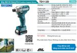 MÁY BẮT VÍT DÙNG PIN Makita TD112DNZ (NZ TYPE/BL)(12V MAX (không kèm pin sạc)