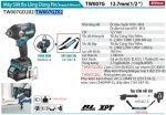 MÁY SIẾT BU LÔNG DÙNG PIN Makita TW007GZ02 (12.7MM/ (không kèm pin sạc)