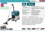 MÁY HÚT BỤI DÙNG PIN Makita VC007GLZ (WET&DRY/38L/AWS/BL) (không kèm pin sạc)