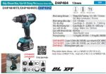 Máy Khoan Búa Và Vặn Vít Dùng Pin(BL)(18V) (không kèm pin sạc) - Makita DHP484Z