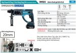 Máy Khoan Bê Tông 3 Chức Năng Dùng Pin (không kèm pin sạc) - Makita DHR202Z