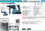 Máy Khoan Bê Tông 3 Chức Năng Dùng Pin (không kèm pin sạc) - Makita DHR242Z