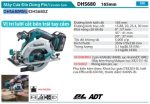 Máy Cưa Đĩa Dùng Pin(165MM/BL)(18V) (kèm 02 pin 4.0Ah + sạc nhanh) - Makita DHS680RMJ