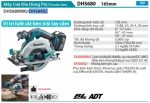 Máy Cưa Đĩa Dùng Pin(165MM/BL)(18V) (không kèm pin sạc) - Makita DHS680Z