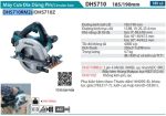 Máy Cưa Đĩa Dùng Pin(190MM)(18VX2) (kèm 02 pin 4.0Ah + sạc nhanh) - Makita DHS710RM2J