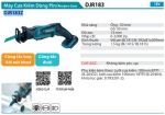 Máy Cưa Kiếm Dùng Pin(18V) (không kèm pin sạc) - Makita DJR183Z