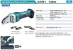 Máy Cắt Kim Loại Thẳng Dùng Pin(18V) (không kèm pin sạc) - Makita DJS161Z