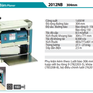 Máy bào gỗ Makita M1901B