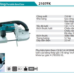 Máy Cưa Vòng(120MMX120MM) - Makita 2107FK