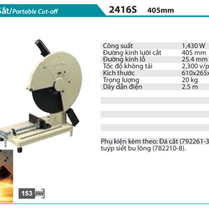 Máy Cắt Sắt (405MM) - Makita 2416S