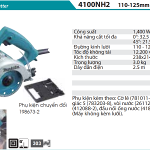 Máy Cắt Đá/Gạch(110-125MM) - Makita 4100NH2