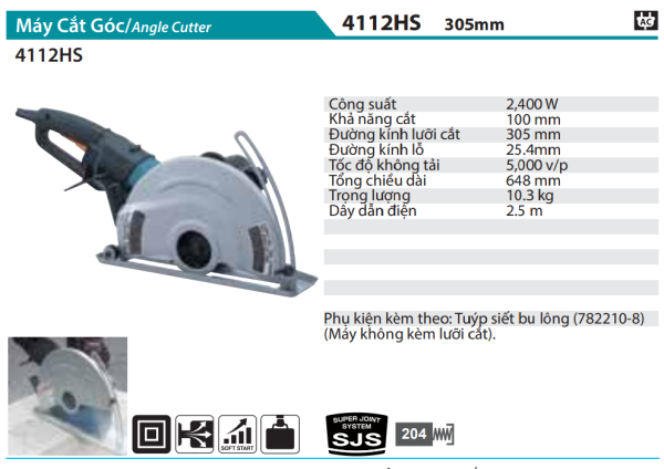 Máy Cắt Góc(305MM) - Makita 4112HS