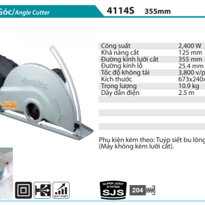 Máy Cắt Góc(355MM) - Makita 4114S