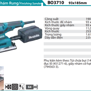 Máy Chà Nhám Rung - Makita BO3710