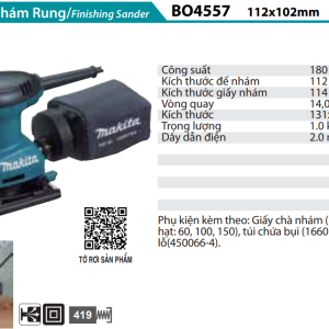 Máy Chà Nhám Rung - Makita BO4557