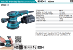 Máy Chà Nhám Qũy Đạo - Makita BO5041