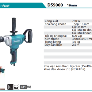 Máy Khoan(16MM) - Makita DS5000