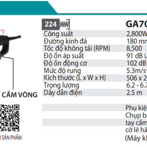 Máy Mài Góc - Makita GA7071