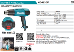 Máy Thổi Nóng(2000W) - Makita HG6530V