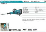 Máy Đục Bê Tông(CHUÔI LỤC GIÁC 30MM) - Makita HM1317C