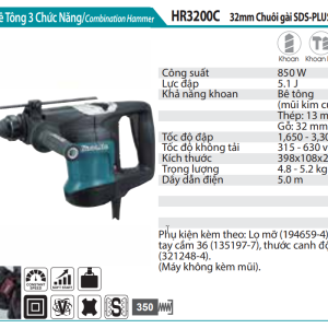 Máy Khoan Bê Tông 3 Chức Năng - Makita HR3200C