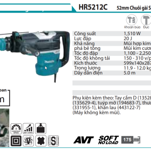 Máy Khoan Bê Tông 3 Chức Năng - Makita HR2630