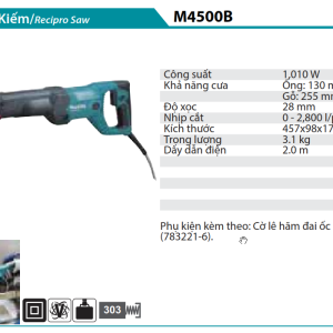 MÁY CƯA KIẾM Makita  M4500B