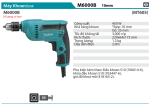 MÁY KHOAN Makita M6000B (10MM)